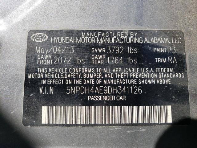 Photo 11 VIN: 5NPDH4AE9DH341126 - HYUNDAI ELANTRA GL 