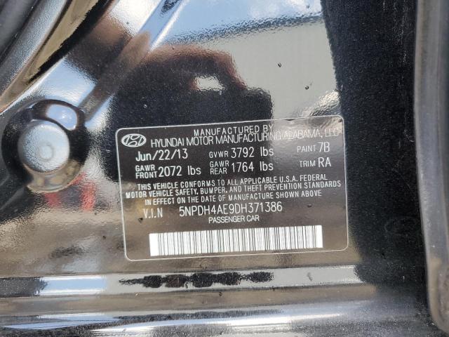 Photo 12 VIN: 5NPDH4AE9DH371386 - HYUNDAI ELANTRA GL 