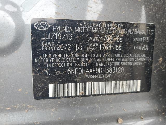 Photo 12 VIN: 5NPDH4AE9DH383120 - HYUNDAI ELANTRA 