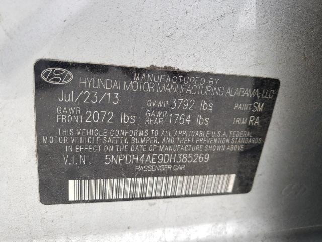 Photo 11 VIN: 5NPDH4AE9DH385269 - HYUNDAI ELANTRA GL 