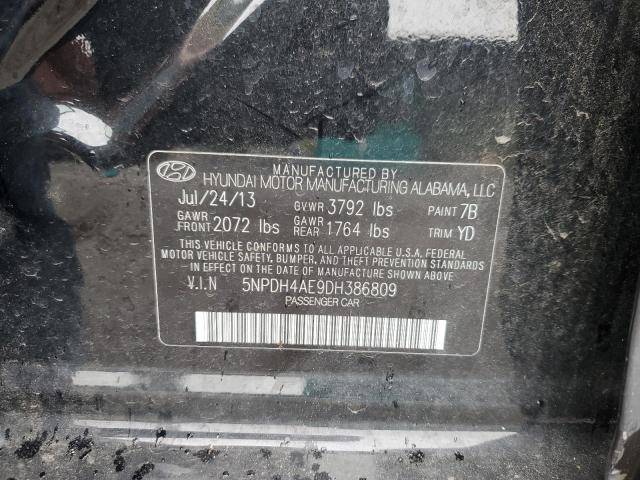 Photo 12 VIN: 5NPDH4AE9DH386809 - HYUNDAI ELANTRA 