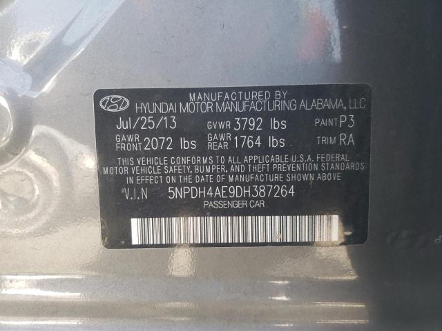 Photo 11 VIN: 5NPDH4AE9DH387264 - HYUNDAI ELANTRA GL 