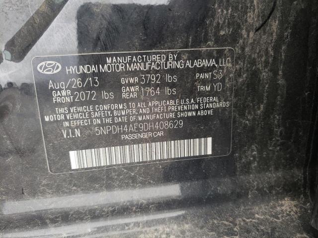 Photo 11 VIN: 5NPDH4AE9DH408629 - HYUNDAI ELANTRA GL 