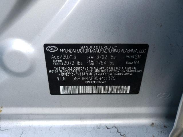 Photo 11 VIN: 5NPDH4AE9DH411370 - HYUNDAI ELANTRA 