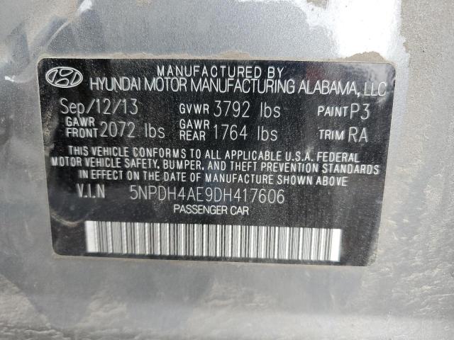 Photo 11 VIN: 5NPDH4AE9DH417606 - HYUNDAI ELANTRA GL 