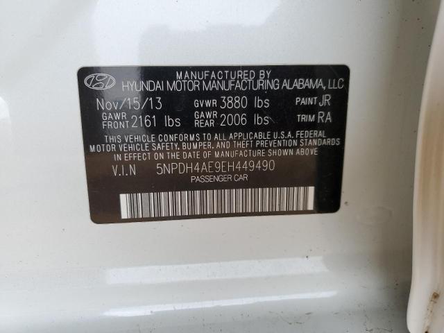 Photo 11 VIN: 5NPDH4AE9EH449490 - HYUNDAI UK 