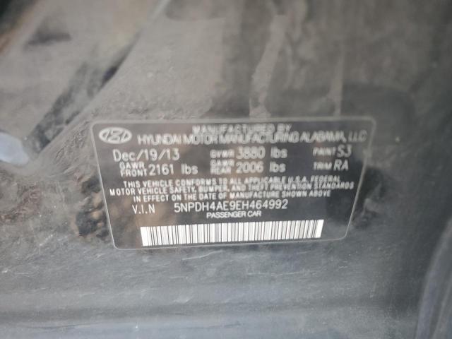 Photo 11 VIN: 5NPDH4AE9EH464992 - HYUNDAI ELANTRA SE 