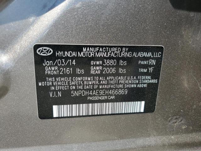 Photo 12 VIN: 5NPDH4AE9EH466869 - HYUNDAI ELANTRA SE 