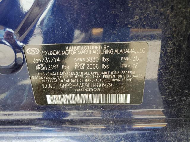 Photo 12 VIN: 5NPDH4AE9EH480979 - HYUNDAI ELANTRA 