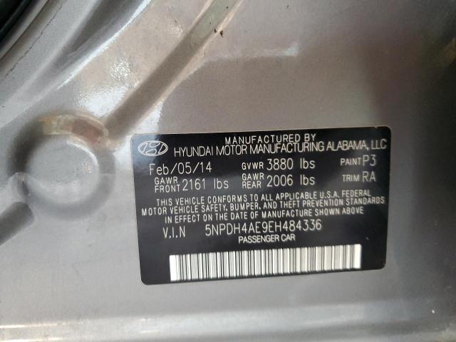 Photo 11 VIN: 5NPDH4AE9EH484336 - HYUNDAI ELANTRA 