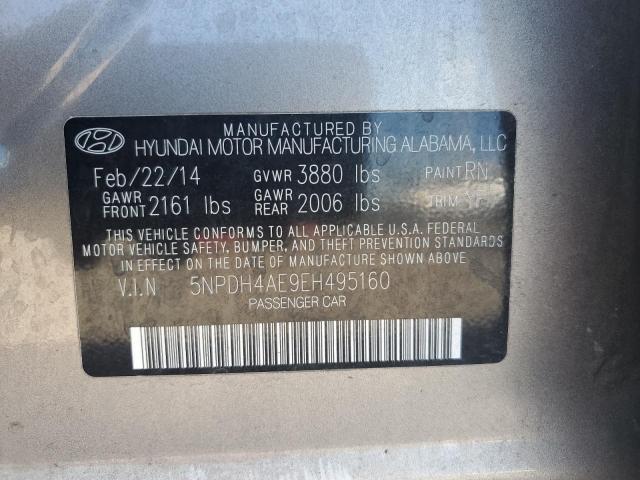 Photo 12 VIN: 5NPDH4AE9EH495160 - HYUNDAI ELANTRA SE 