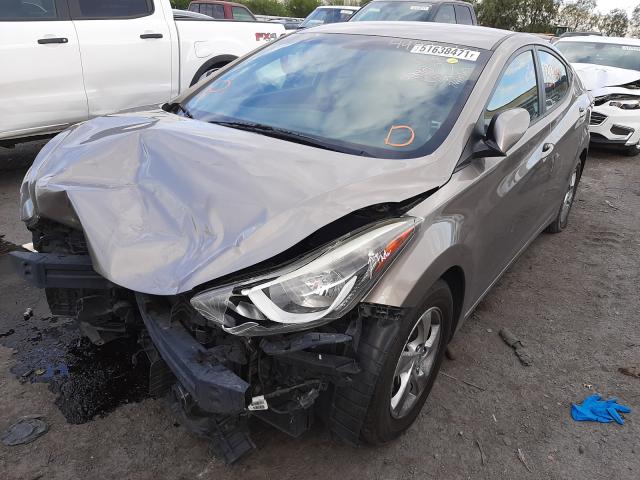 Photo 1 VIN: 5NPDH4AE9EH502026 - HYUNDAI ELANTRA SE 