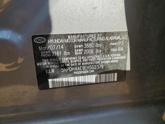 Photo 12 VIN: 5NPDH4AE9EH502379 - HYUNDAI ELANTRA 