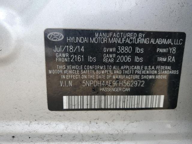 Photo 11 VIN: 5NPDH4AE9FH562972 - HYUNDAI ELANTRA 