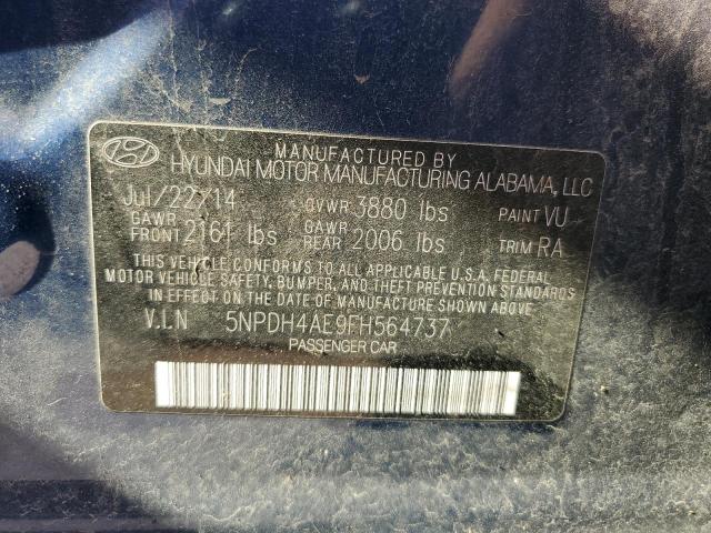 Photo 11 VIN: 5NPDH4AE9FH564737 - HYUNDAI ELANTRA SE 