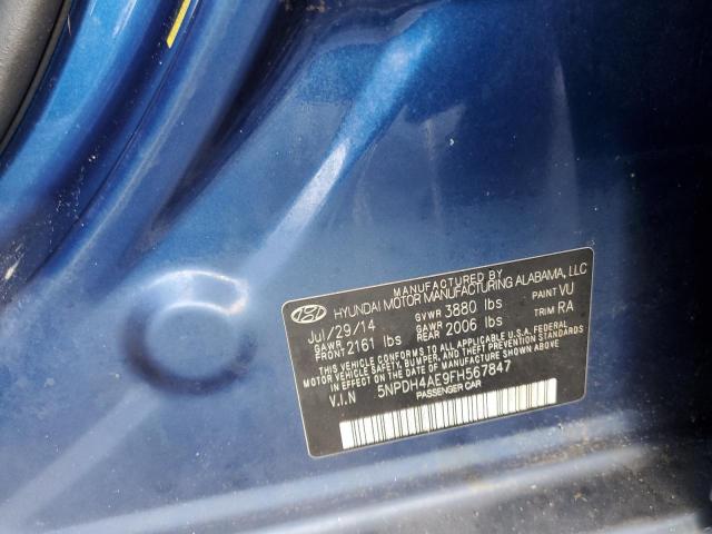 Photo 12 VIN: 5NPDH4AE9FH567847 - HYUNDAI ELANTRA SE 