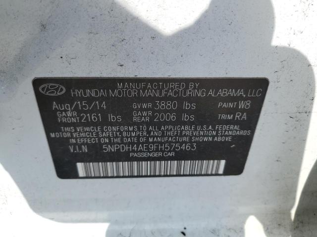 Photo 11 VIN: 5NPDH4AE9FH575463 - HYUNDAI ELANTRA SE 