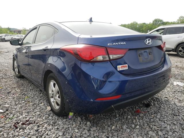 Photo 2 VIN: 5NPDH4AE9FH586169 - HYUNDAI ELANTRA SE 