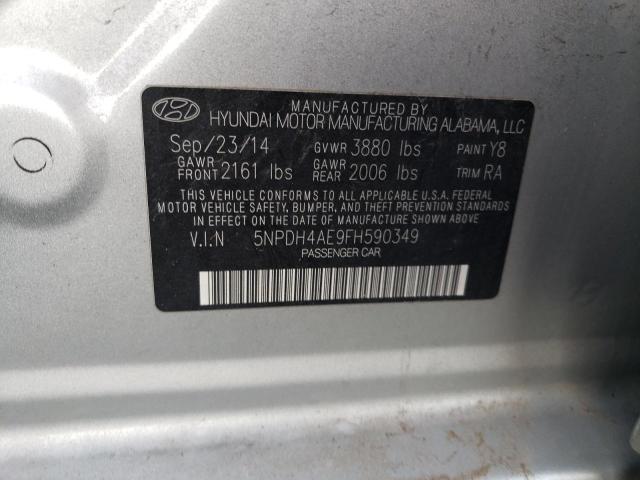 Photo 11 VIN: 5NPDH4AE9FH590349 - HYUNDAI ELANTRA 