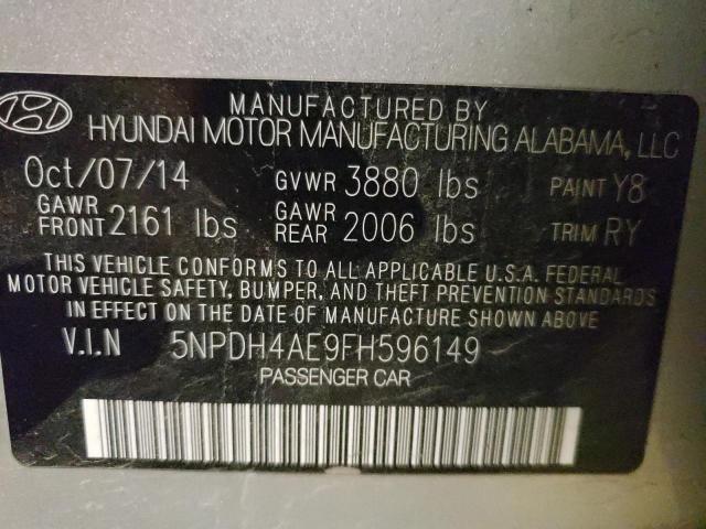 Photo 11 VIN: 5NPDH4AE9FH596149 - HYUNDAI ELANTRA SE 