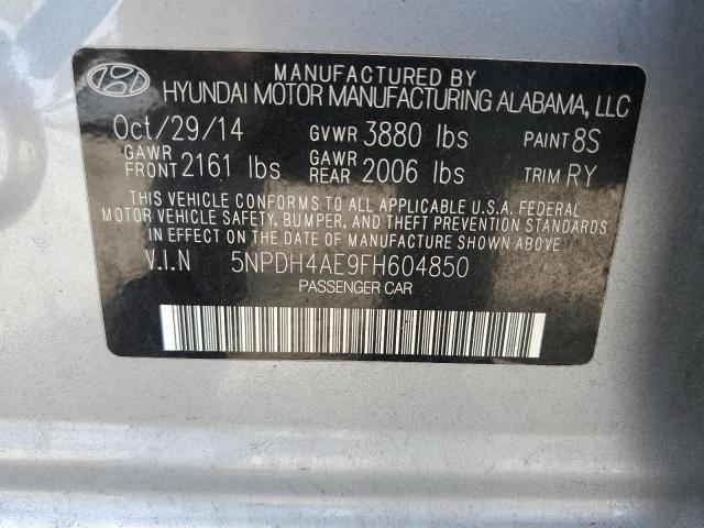 Photo 11 VIN: 5NPDH4AE9FH604850 - HYUNDAI ELANTRA 