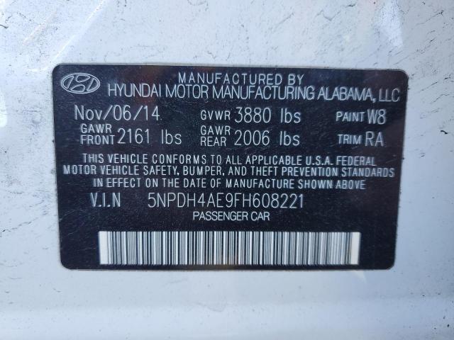 Photo 11 VIN: 5NPDH4AE9FH608221 - HYUNDAI ELANTRA 