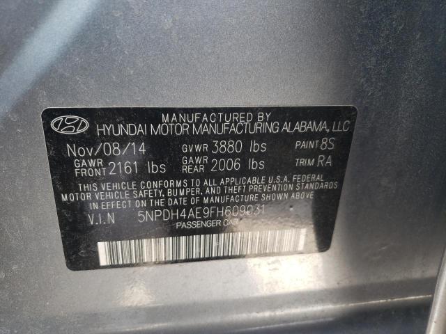 Photo 11 VIN: 5NPDH4AE9FH609031 - HYUNDAI ELANTRA SE 