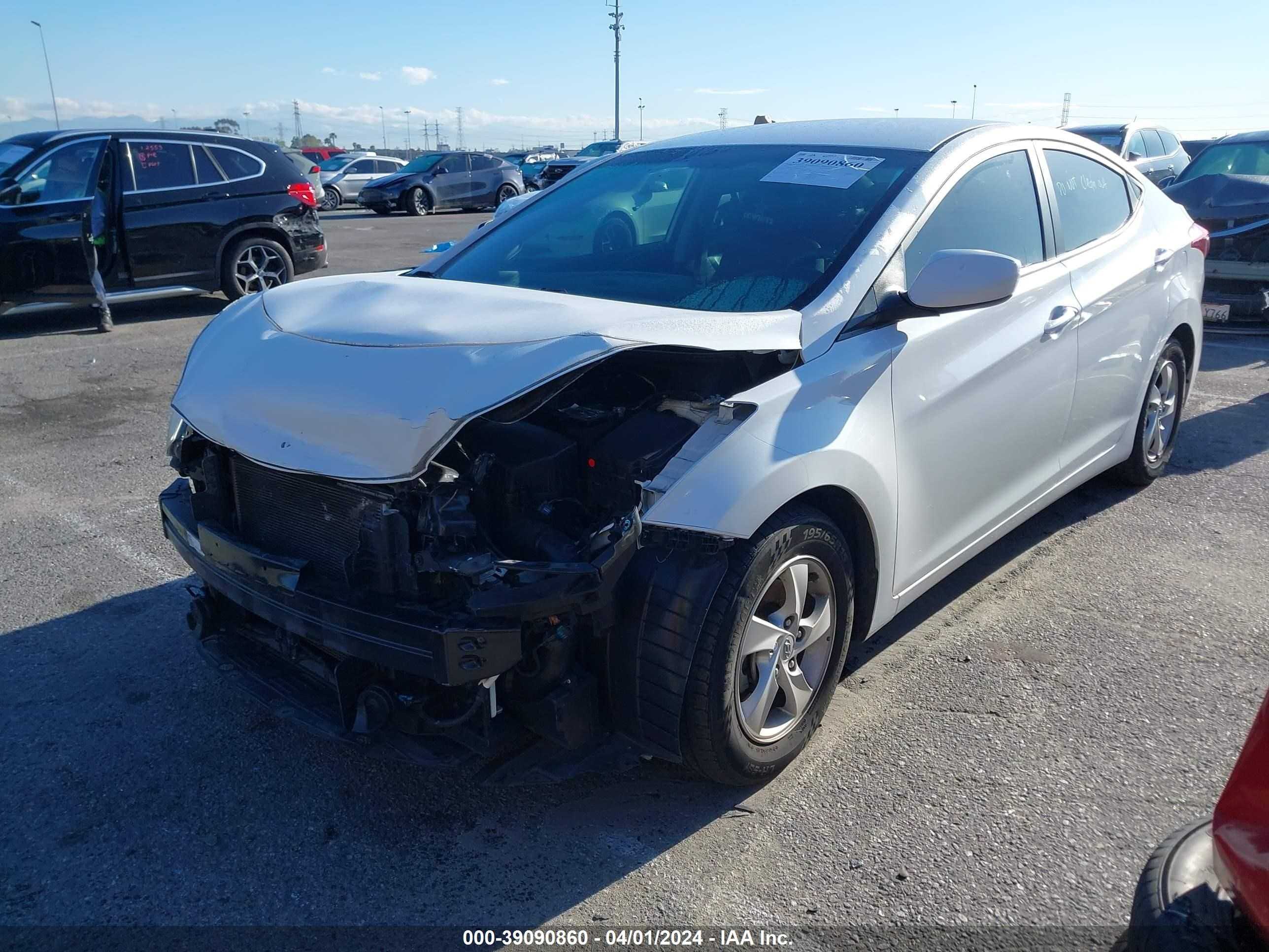 Photo 1 VIN: 5NPDH4AE9FH611524 - HYUNDAI ELANTRA 