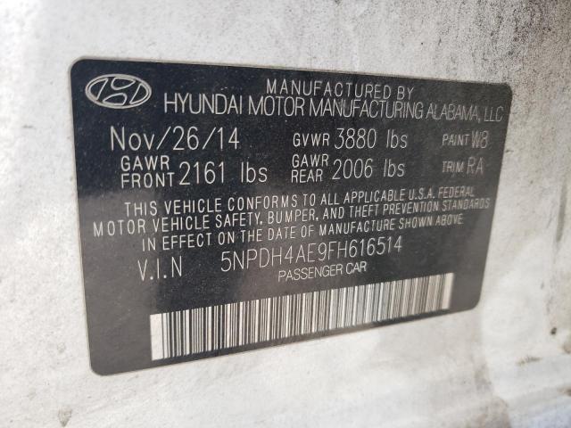 Photo 12 VIN: 5NPDH4AE9FH616514 - HYUNDAI ELANTRA 