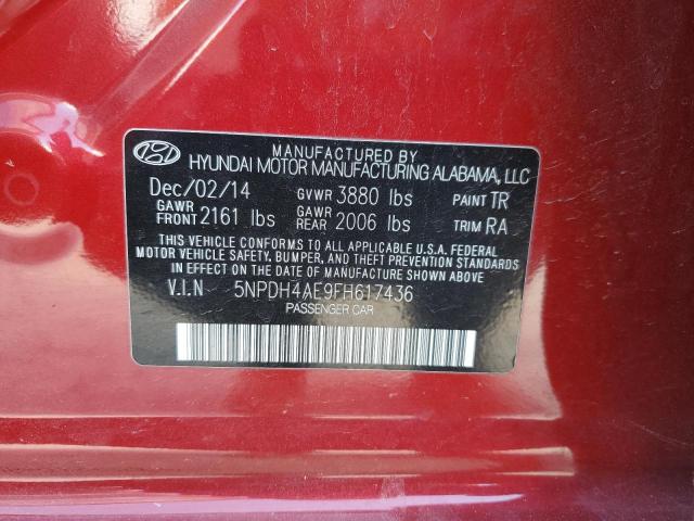 Photo 11 VIN: 5NPDH4AE9FH617436 - HYUNDAI ELANTRA 