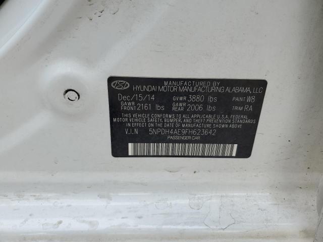 Photo 12 VIN: 5NPDH4AE9FH623642 - HYUNDAI ELANTRA SE 