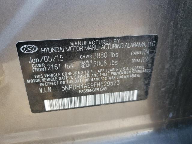 Photo 11 VIN: 5NPDH4AE9FH629523 - HYUNDAI ELANTRA SE 