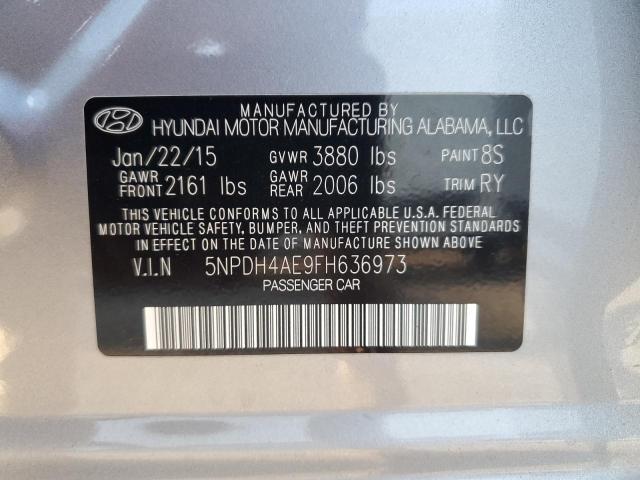 Photo 11 VIN: 5NPDH4AE9FH636973 - HYUNDAI ELANTRA 