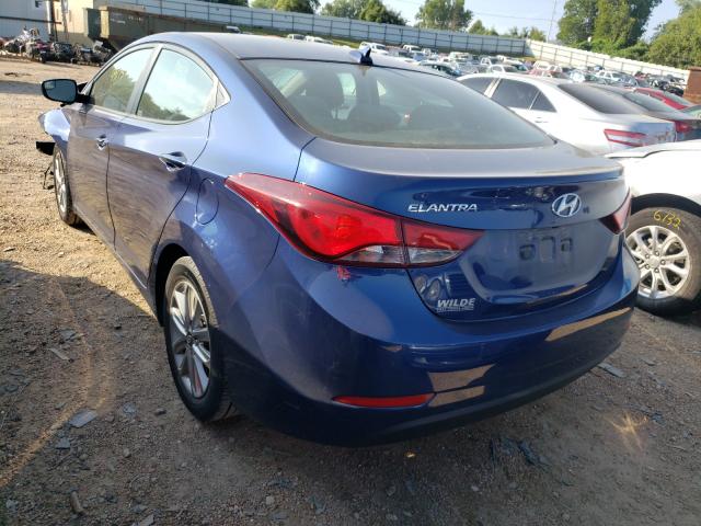 Photo 2 VIN: 5NPDH4AE9GH652835 - HYUNDAI ELANTRA SE 