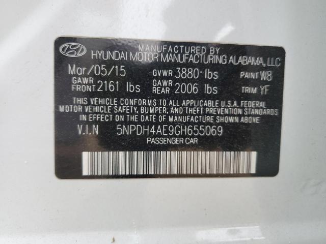 Photo 11 VIN: 5NPDH4AE9GH655069 - HYUNDAI ELANTRA 