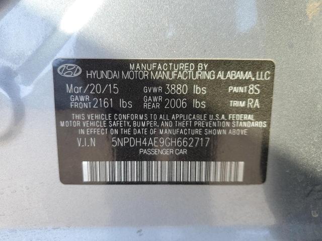 Photo 11 VIN: 5NPDH4AE9GH662717 - HYUNDAI ELANTRA SE 