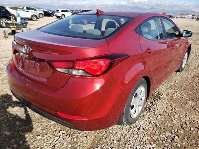 Photo 3 VIN: 5NPDH4AE9GH667500 - HYUNDAI ELANTRA SE 