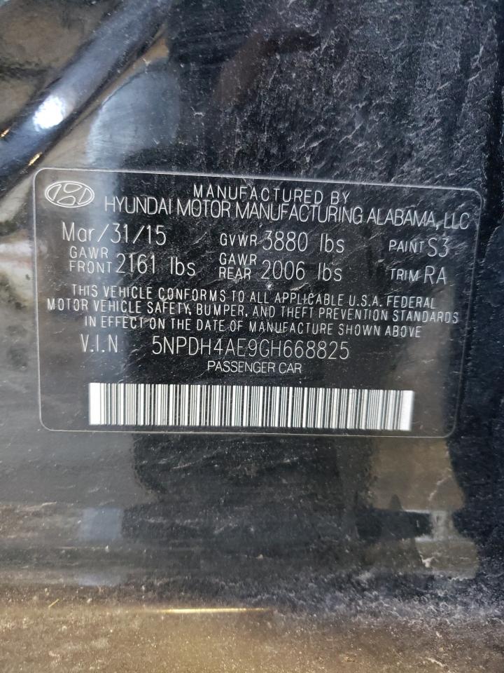 Photo 11 VIN: 5NPDH4AE9GH668825 - HYUNDAI ELANTRA 