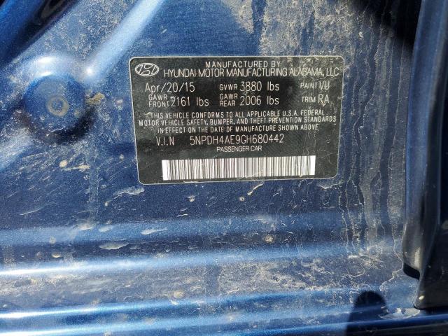 Photo 12 VIN: 5NPDH4AE9GH680442 - HYUNDAI ELANTRA SE 