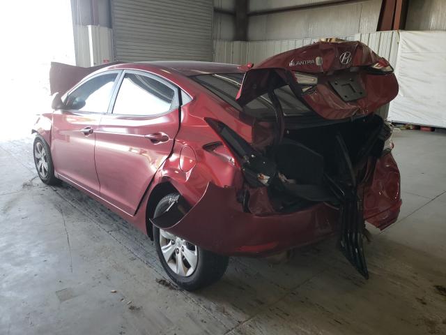 Photo 2 VIN: 5NPDH4AE9GH687326 - HYUNDAI ELANTRA 