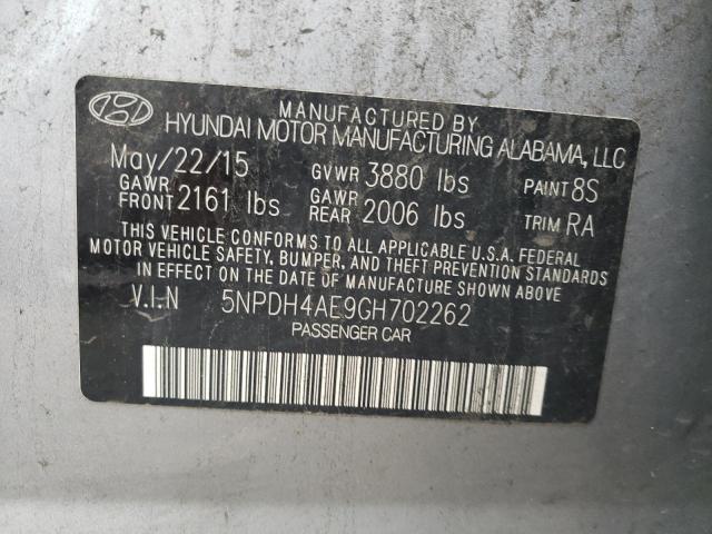 Photo 11 VIN: 5NPDH4AE9GH702262 - HYUNDAI ELANTRA 