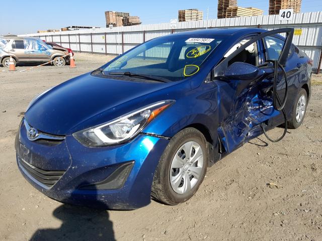 Photo 1 VIN: 5NPDH4AE9GH702679 - HYUNDAI ELANTRA SE 