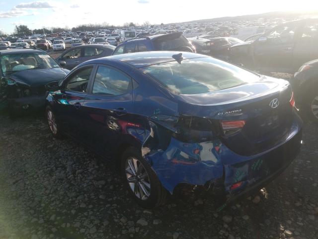 Photo 2 VIN: 5NPDH4AE9GH708921 - HYUNDAI ELANTRA SE 