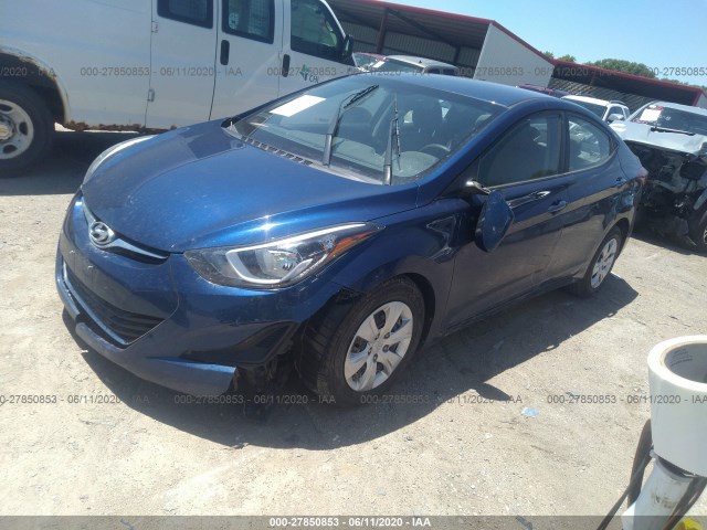 Photo 1 VIN: 5NPDH4AE9GH710457 - HYUNDAI ELANTRA 