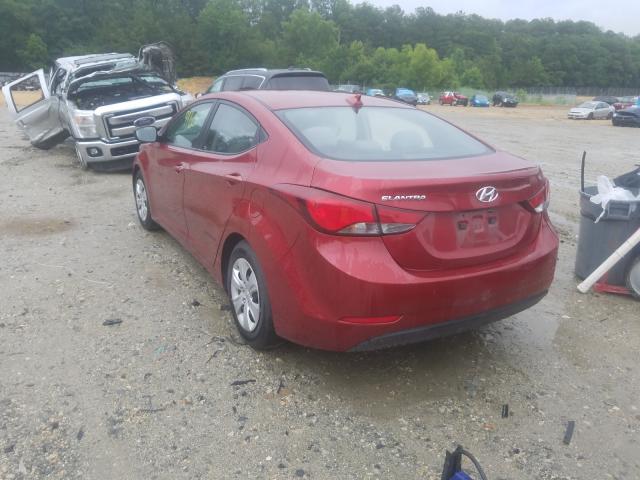 Photo 2 VIN: 5NPDH4AE9GH714525 - HYUNDAI ELANTRA SE 