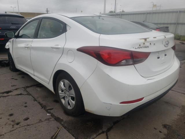 Photo 2 VIN: 5NPDH4AE9GH716632 - HYUNDAI ELANTRA SE 