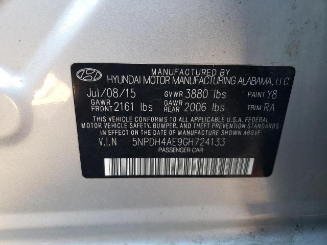 Photo 11 VIN: 5NPDH4AE9GH724133 - HYUNDAI ELANTRA 