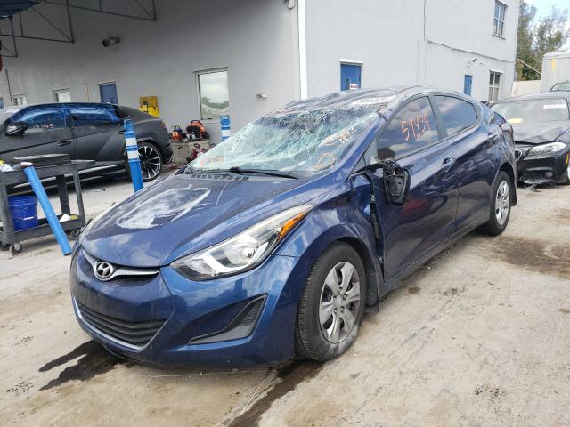 Photo 1 VIN: 5NPDH4AE9GH736010 - HYUNDAI ELANTRA SE 