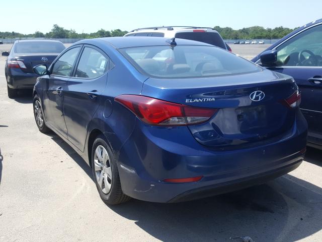 Photo 2 VIN: 5NPDH4AE9GH784378 - HYUNDAI ELANTRA SE 