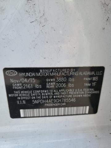 Photo 11 VIN: 5NPDH4AE9GH785546 - HYUNDAI ELANTRA SE 